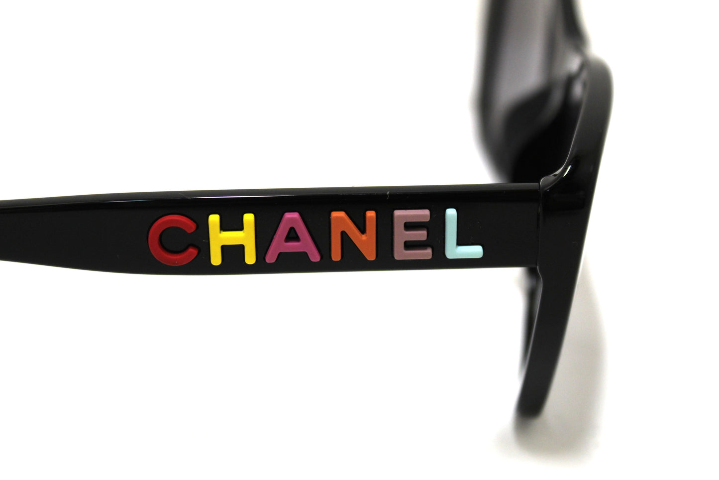 Chanel Black Polarized Butterfly Sunglasses 71548A