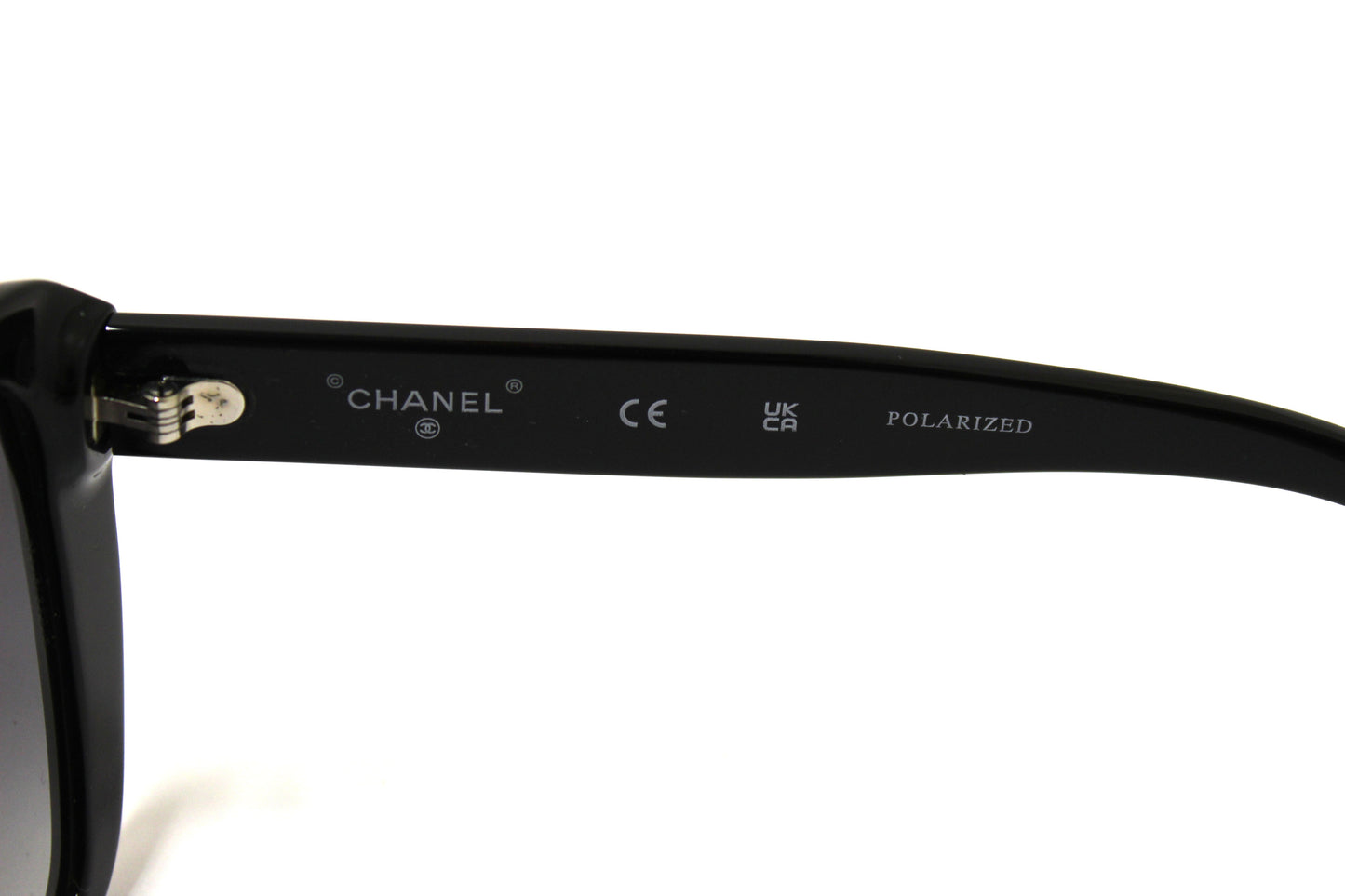 Chanel Black Polarized Butterfly Sunglasses 71548A