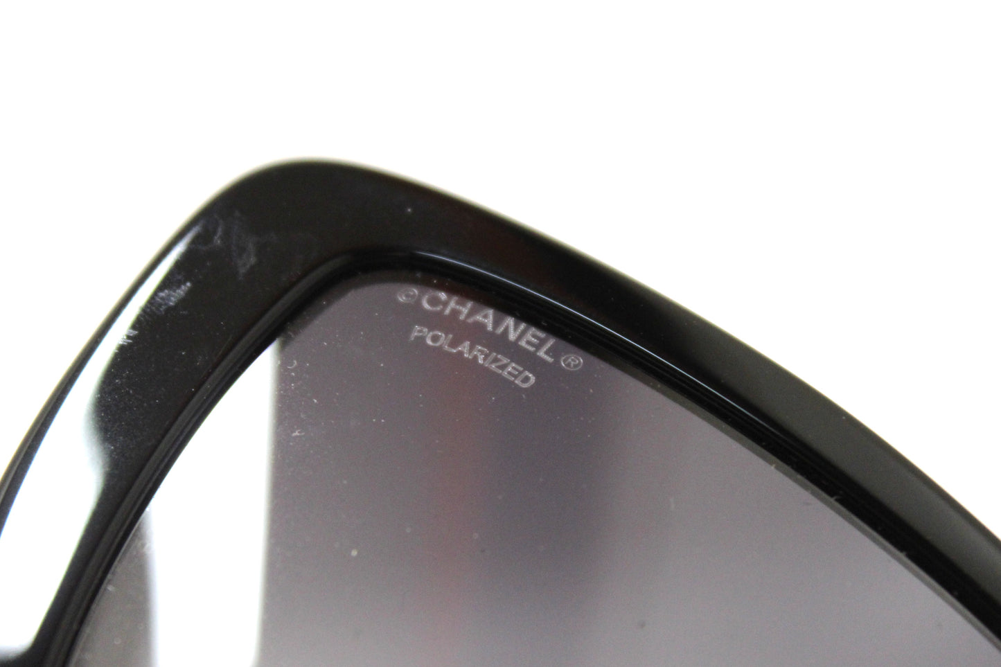 Chanel Black Polarized Butterfly Sunglasses 71548A