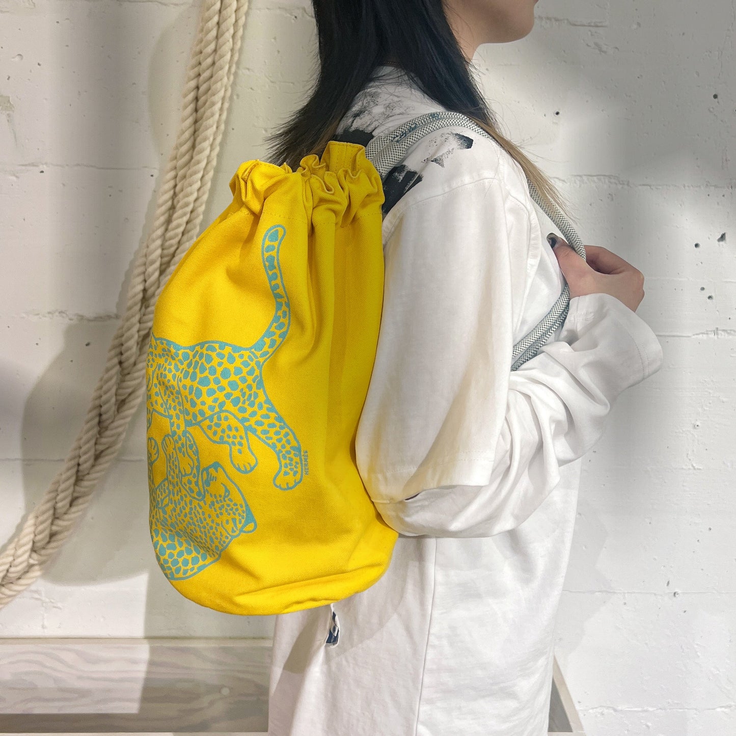 Hermes Yellow Matelo Backpack