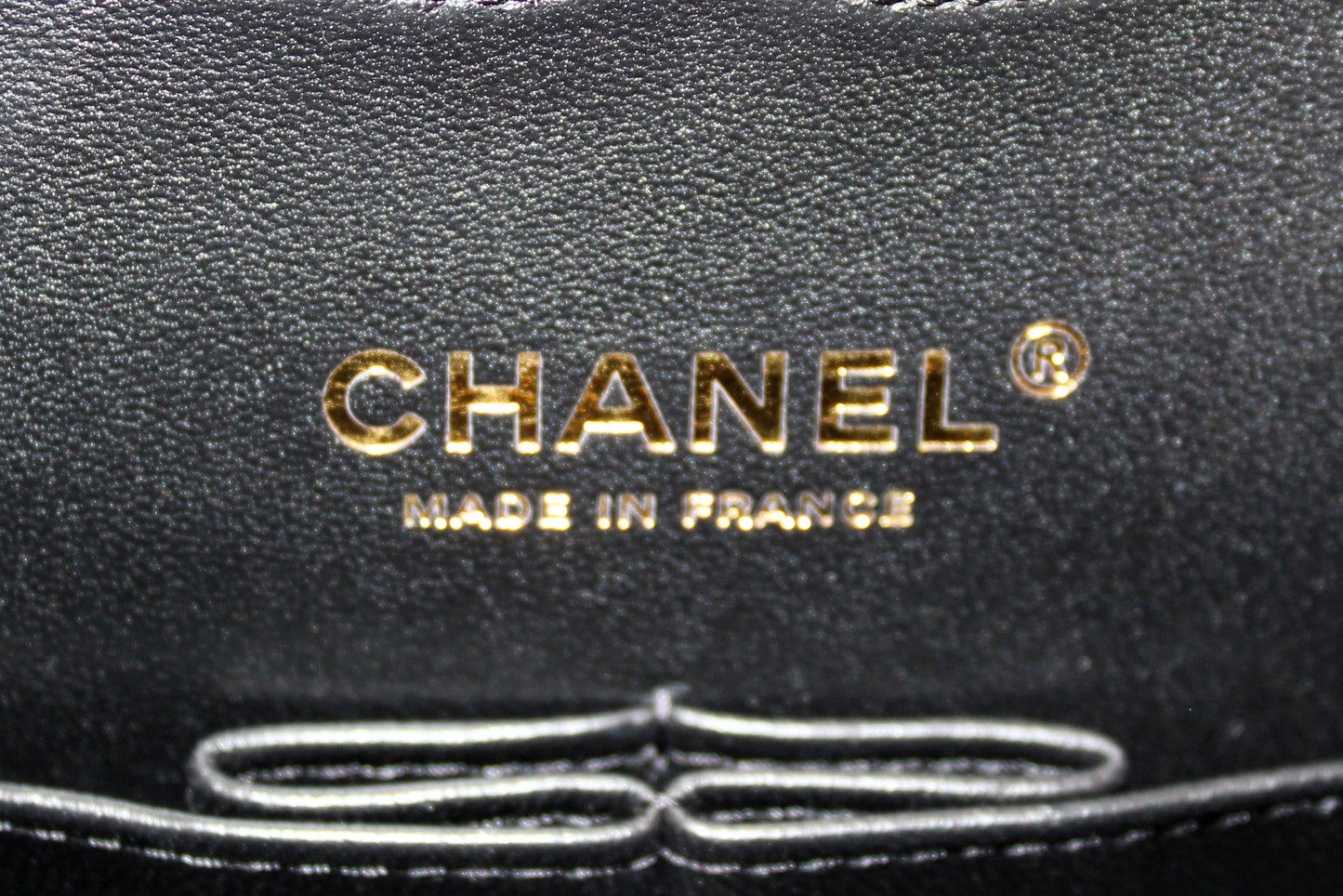 Chanel Classic Black Quilted Lambskin Leather Classic Medium Double Flap Bag