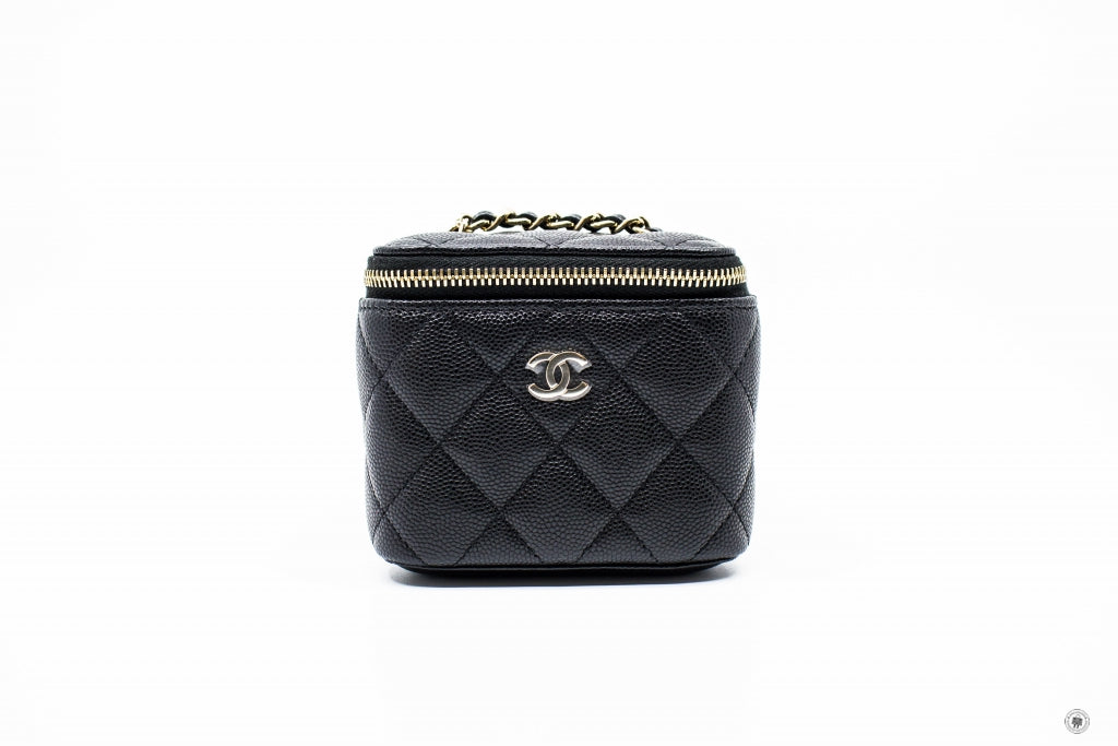 Chanel AP1340Y33352 Small Vanity Black / C3906 Caviar Shoulder Bags Pbhw