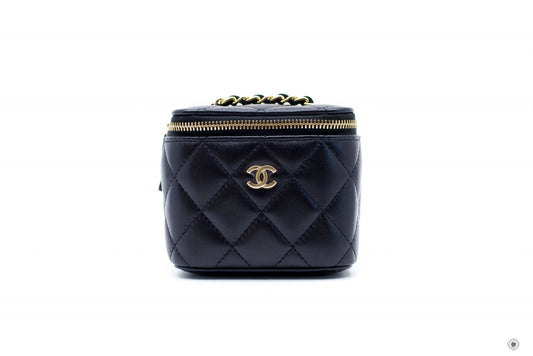 Chanel AP1340Y04059 Small Vanity Case  Black / C3906 Lambskin Shoulder Bags Ghw