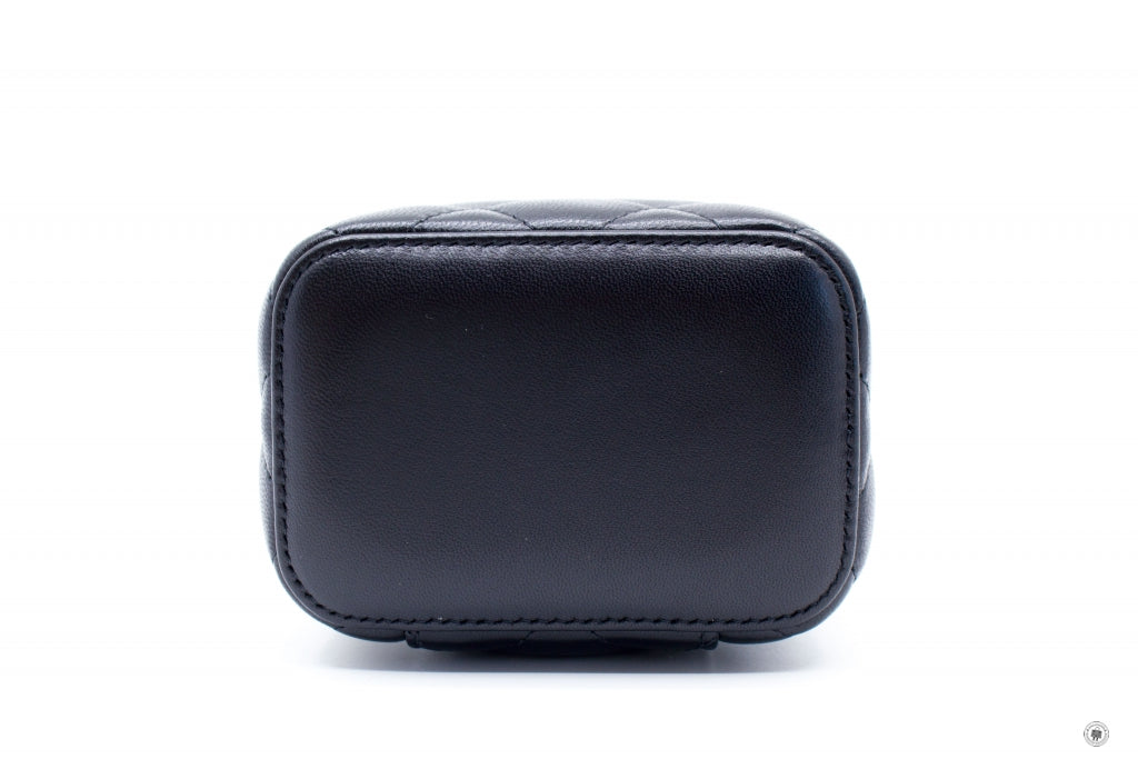 Chanel AP1340Y04059 Small Vanity Case Black / C3906 Lambskin Shoulder Bags Ghw