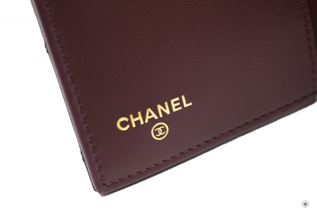 Chanel AP0232Y01864 Classic Flap Wallet Black / C3906 Caviar Short Wallet Ghw