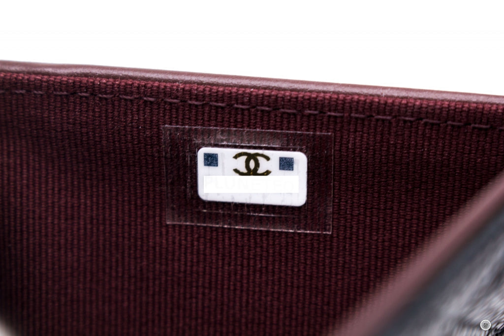Chanel AP0232Y01864 Classic Flap Wallet Black / C3906 Caviar Short Wallet Ghw