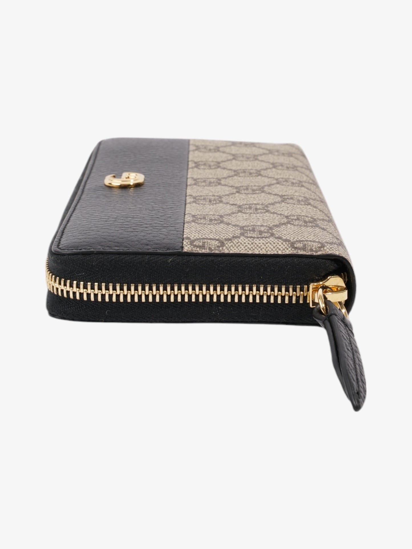 Gucci GG Marmont Wallet GG Supreme / Black Coated Canvas