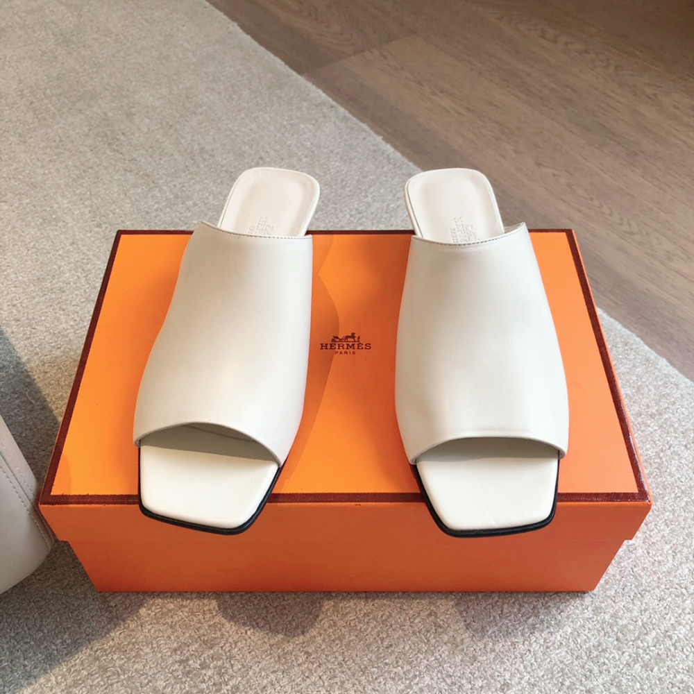 Idole Sandal Blanc De Paris Designer Slides & Sandals for Women