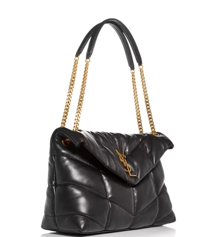 SAINT LAURENT PUFFER LOULOU SHOULDER BAG