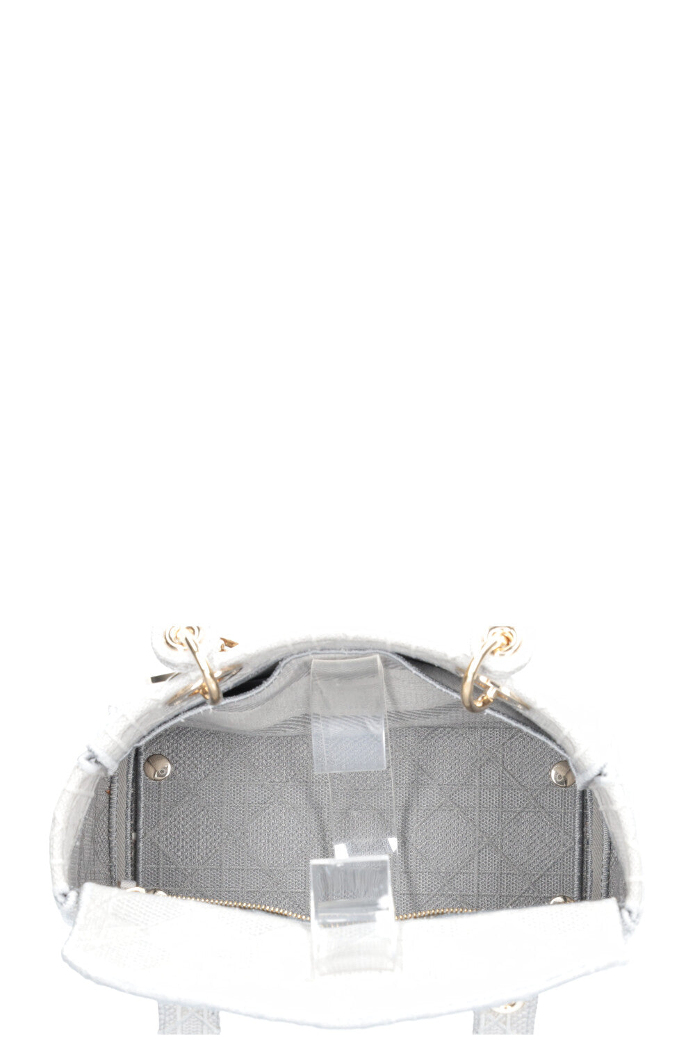 CHRISTIAN DIOR D-Lite Bag Medium Grey