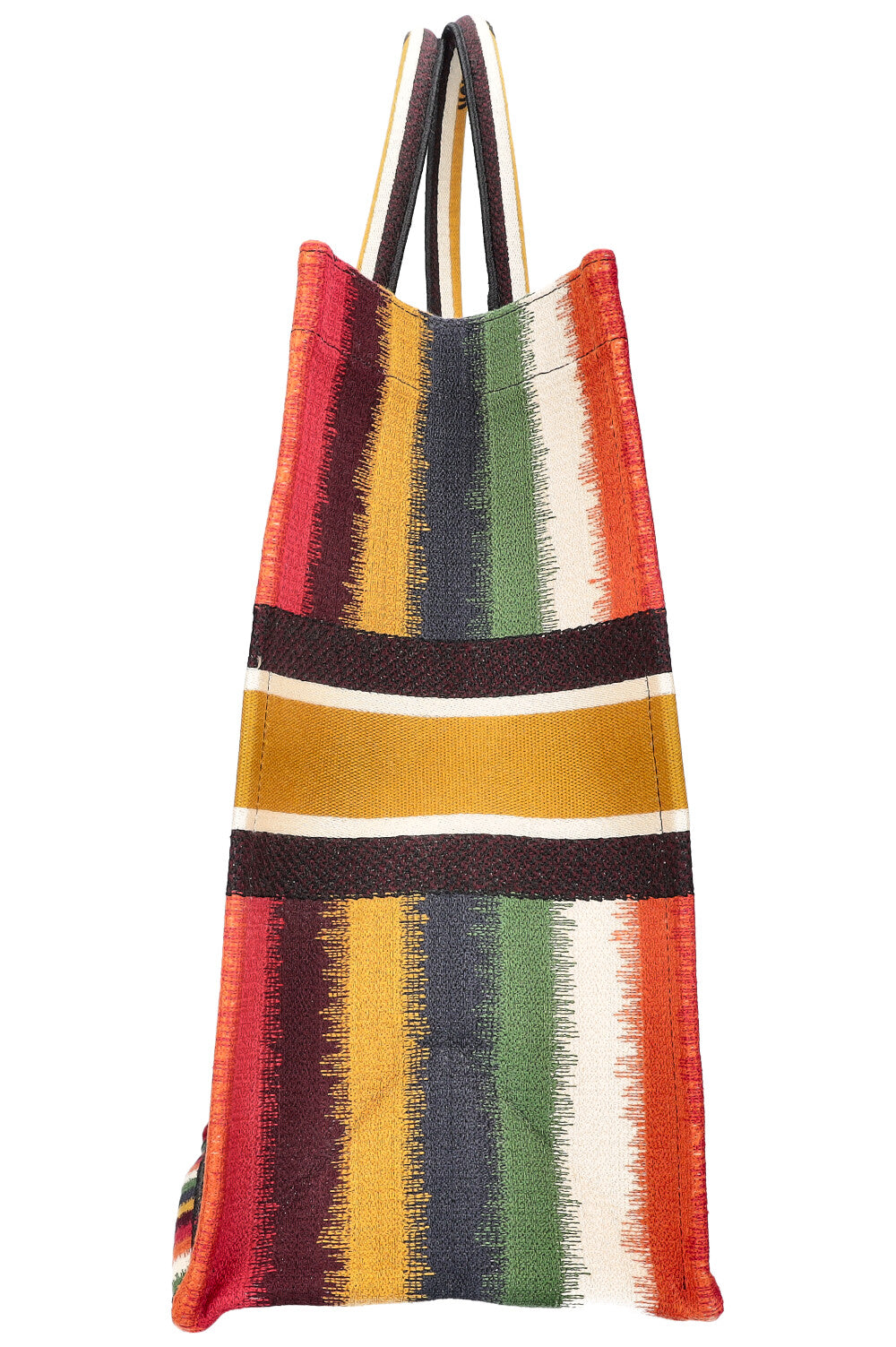 CHRISTIAN DIOR Book Tote Striped Multicolor