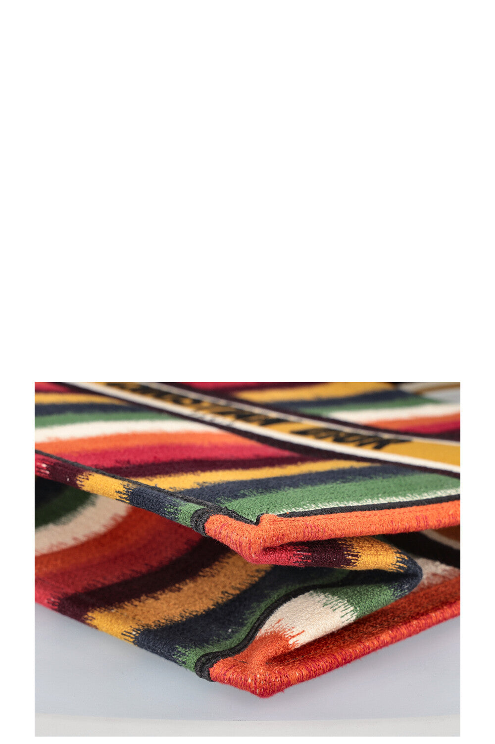 CHRISTIAN DIOR Book Tote Striped Multicolor