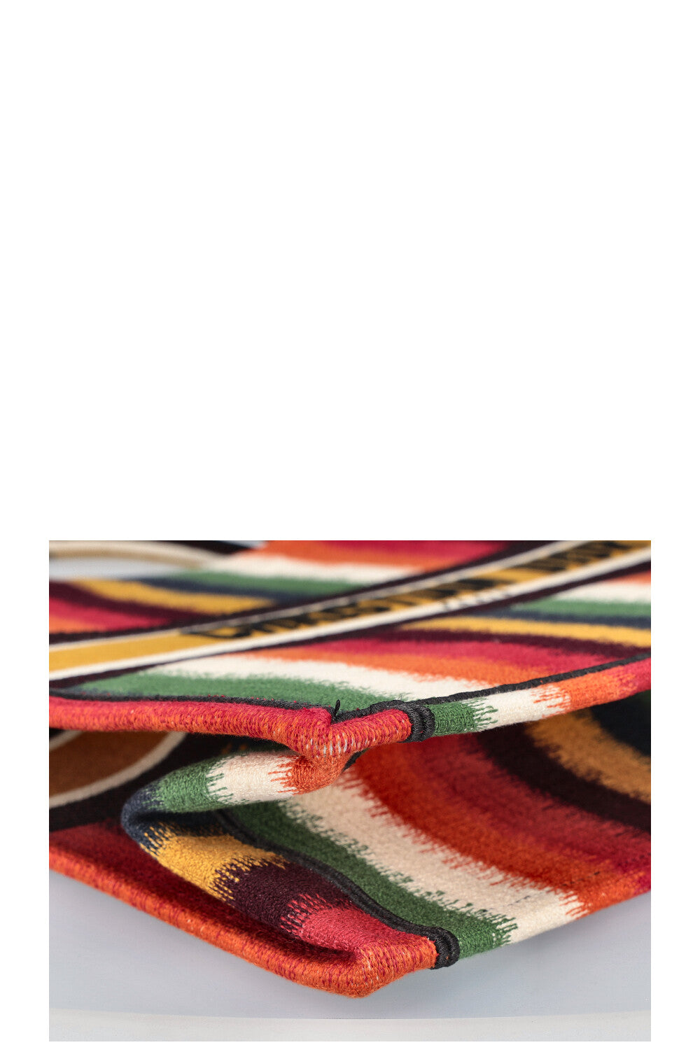 CHRISTIAN DIOR Book Tote Striped Multicolor
