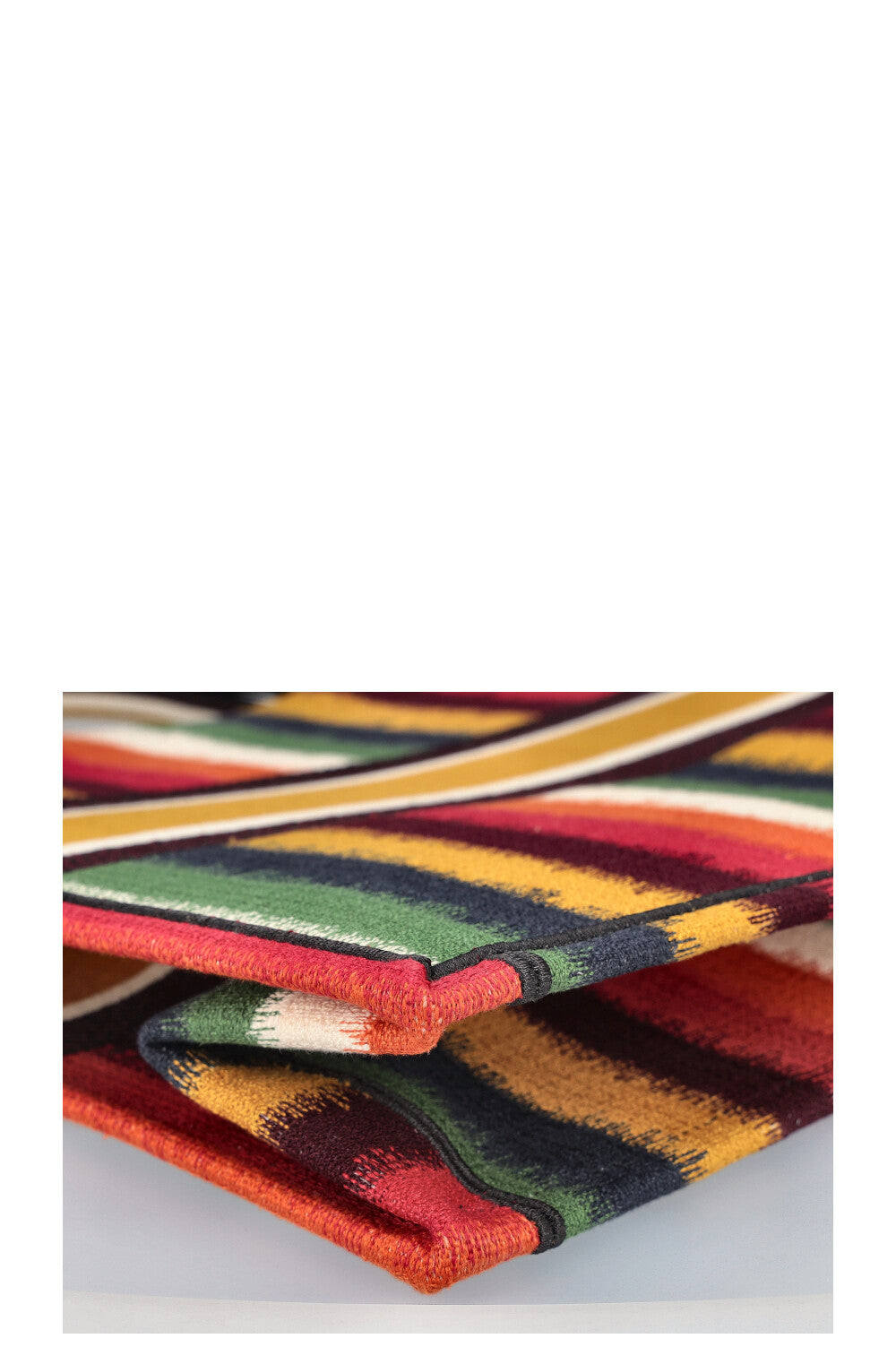 CHRISTIAN DIOR Book Tote Striped Multicolor