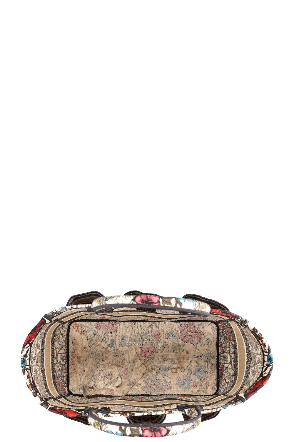 CHRISTIAN DIOR Catherine Book Tote Beige