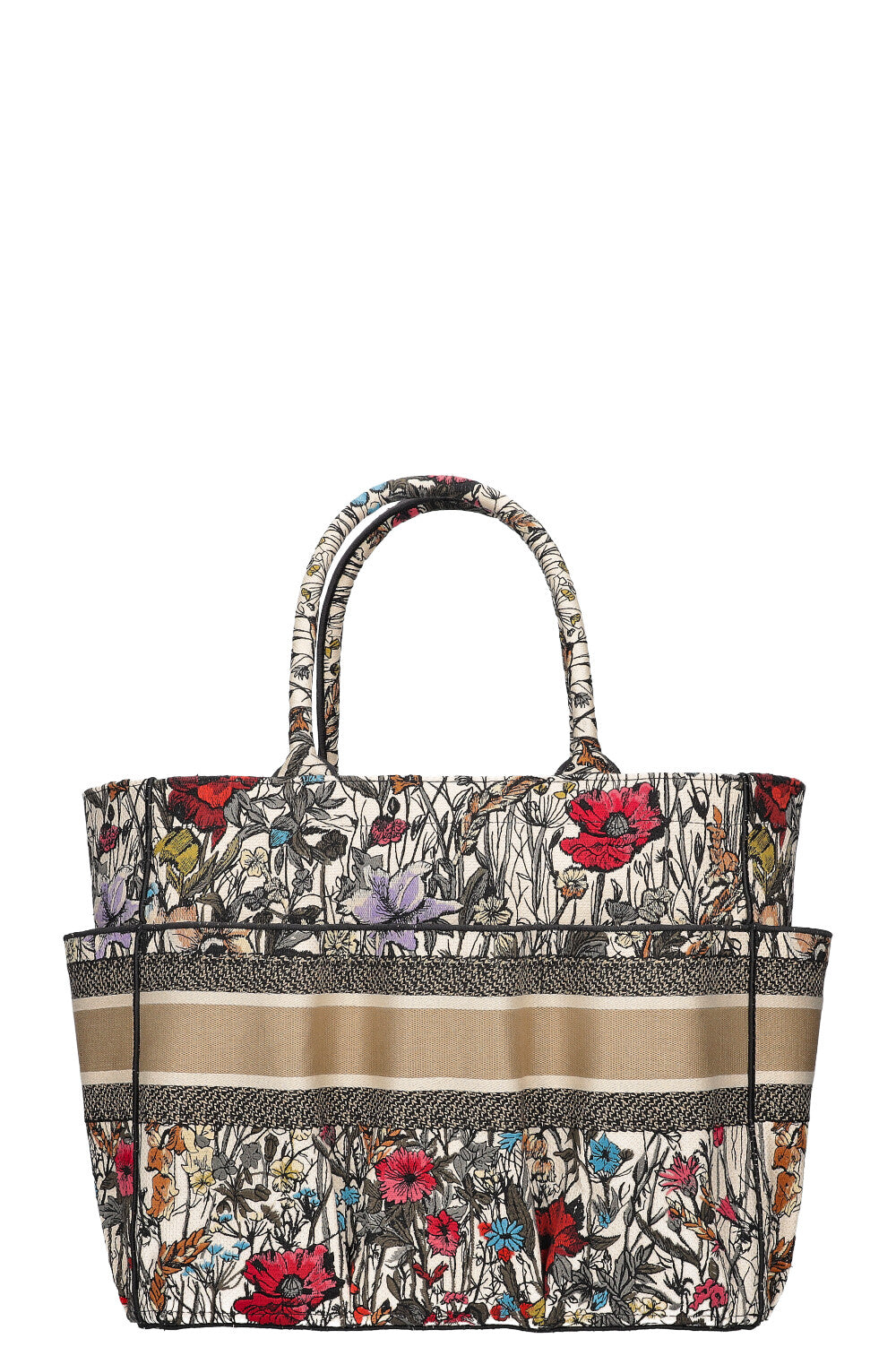 CHRISTIAN DIOR Catherine Book Tote Beige