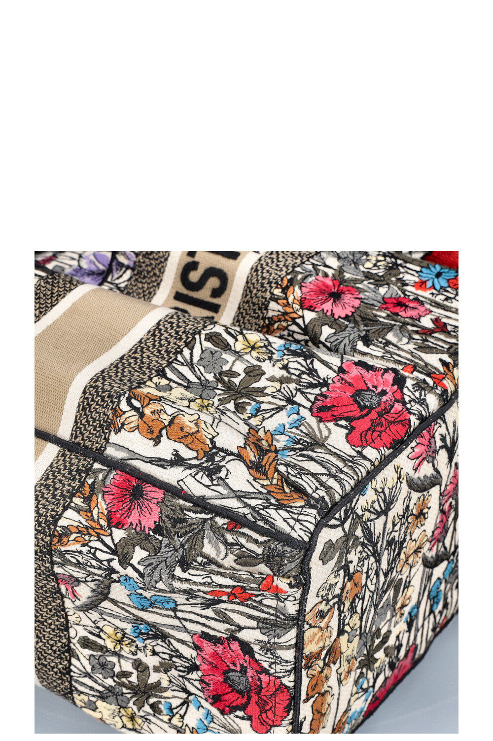 CHRISTIAN DIOR Catherine Book Tote Beige