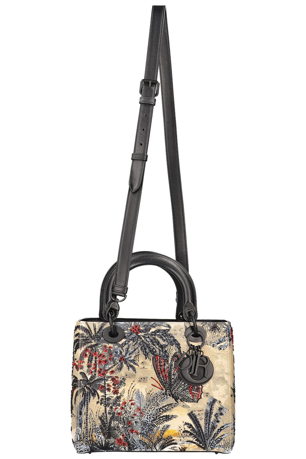CHRISTIAN DIOR Lady Dior Bag Medium Multicolor