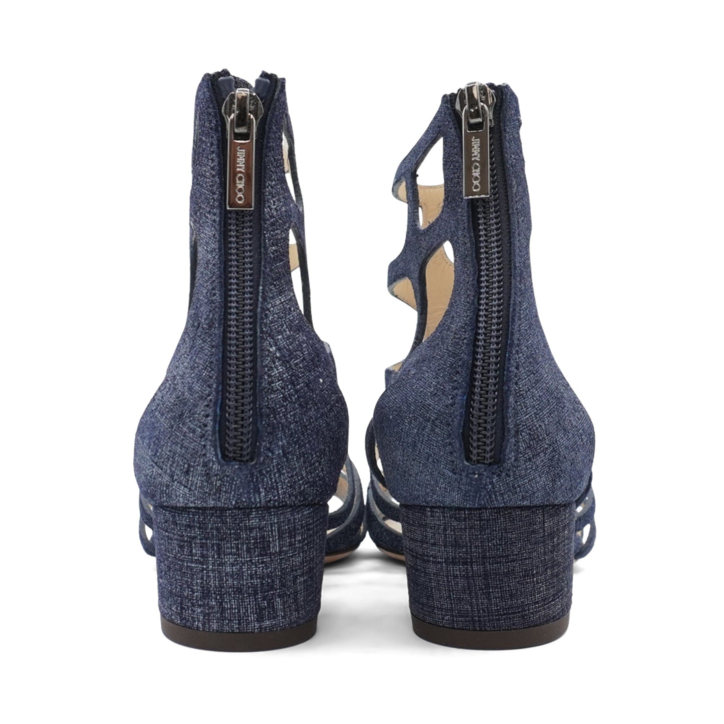 Jimmy Choo 'Ren' Cage Sandals - Women's 35.5