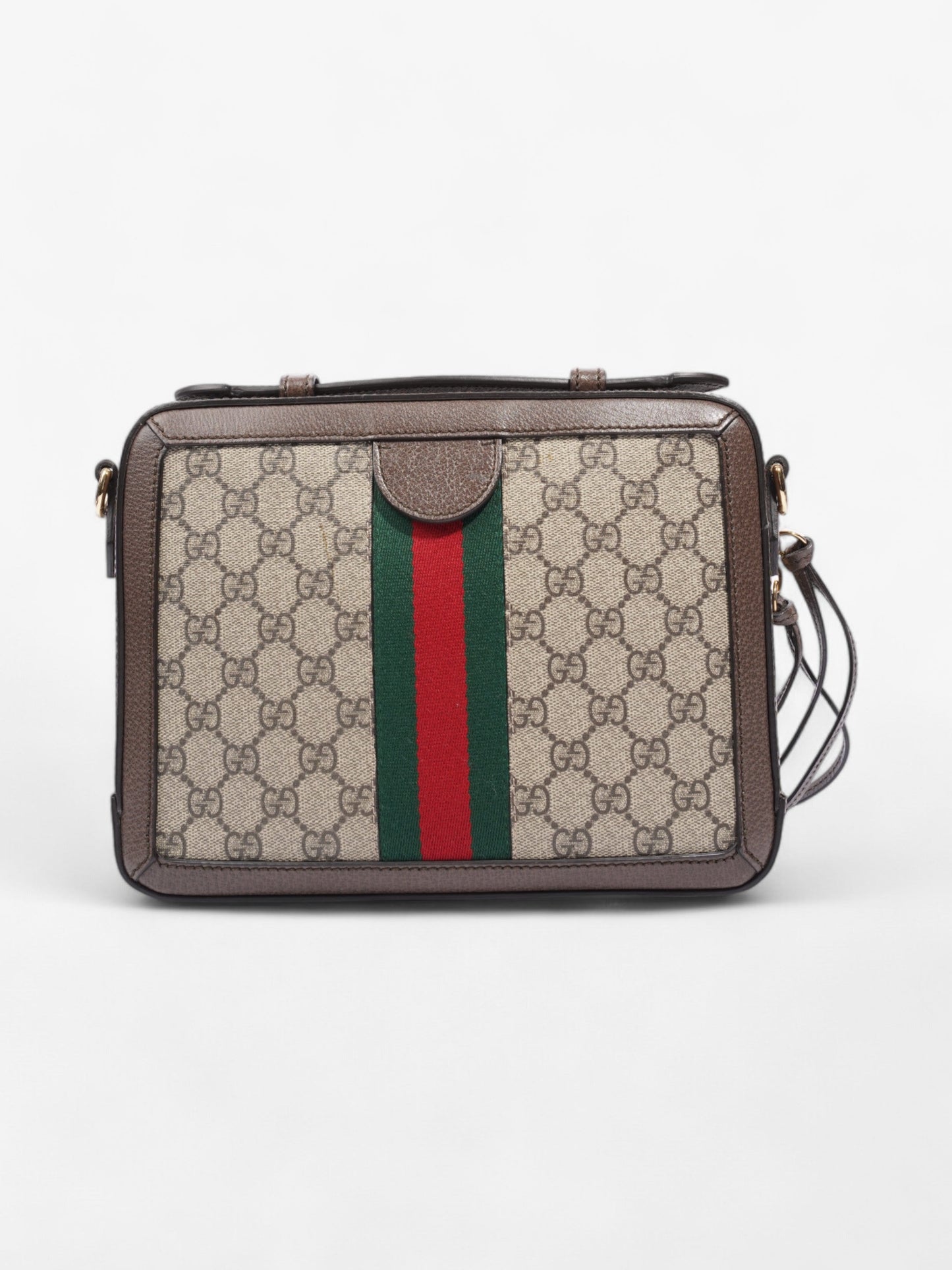 Gucci Ophelia GG Supreme / Brown Coated Canvas Small