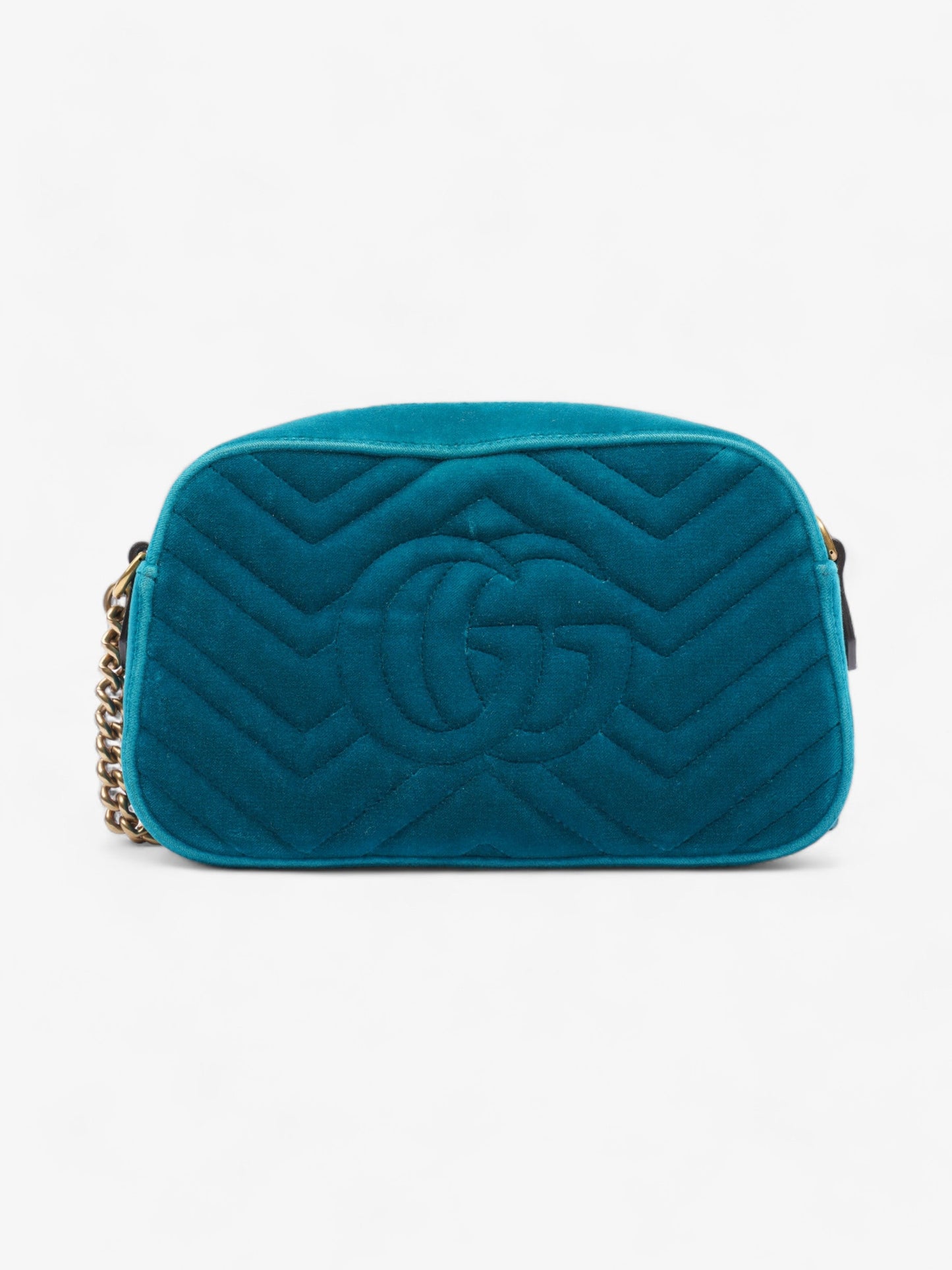 Gucci GG Marmont Blue Velvet Small