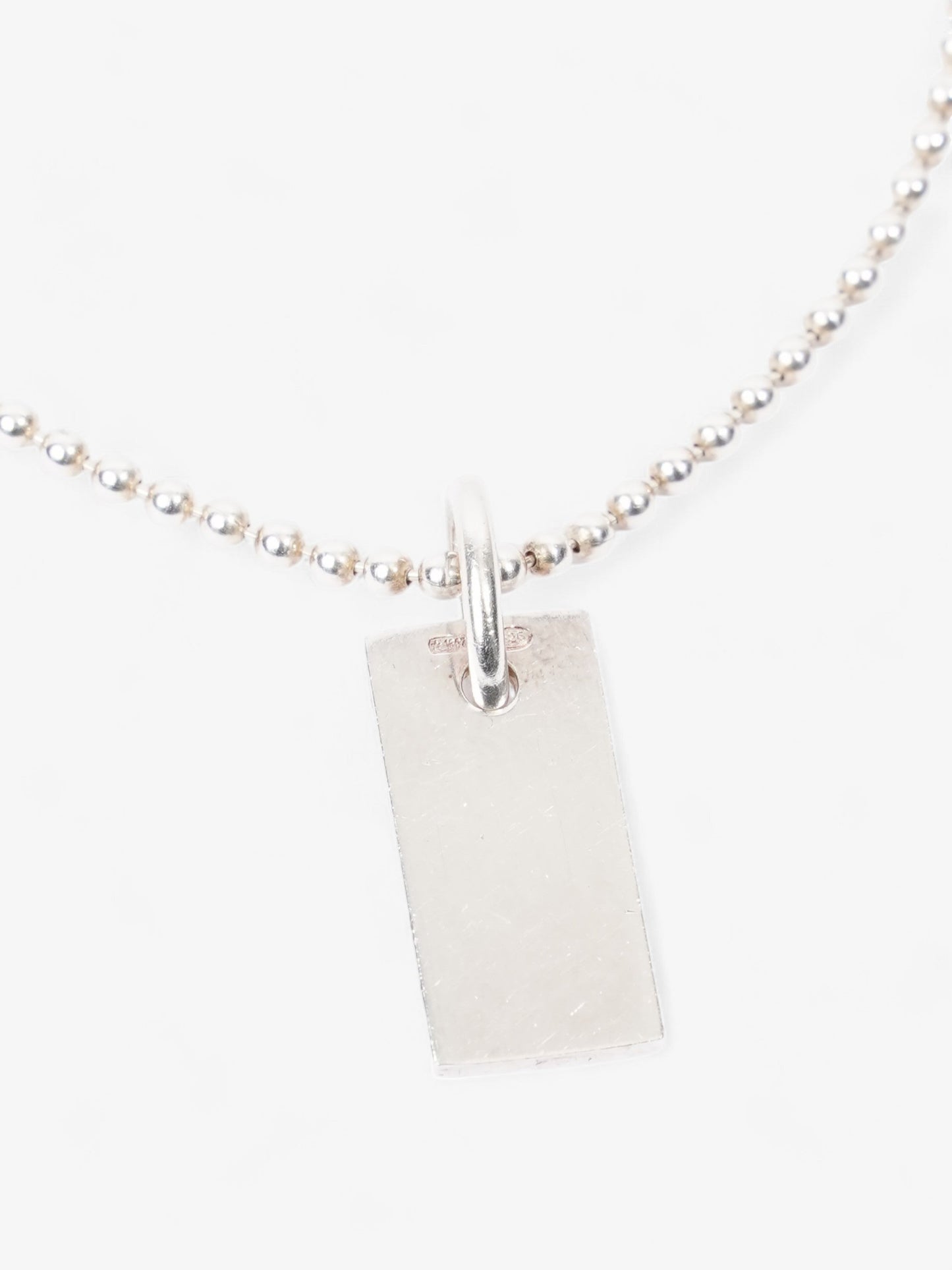 Gucci Tag Bracelet Silver Silver Sterling