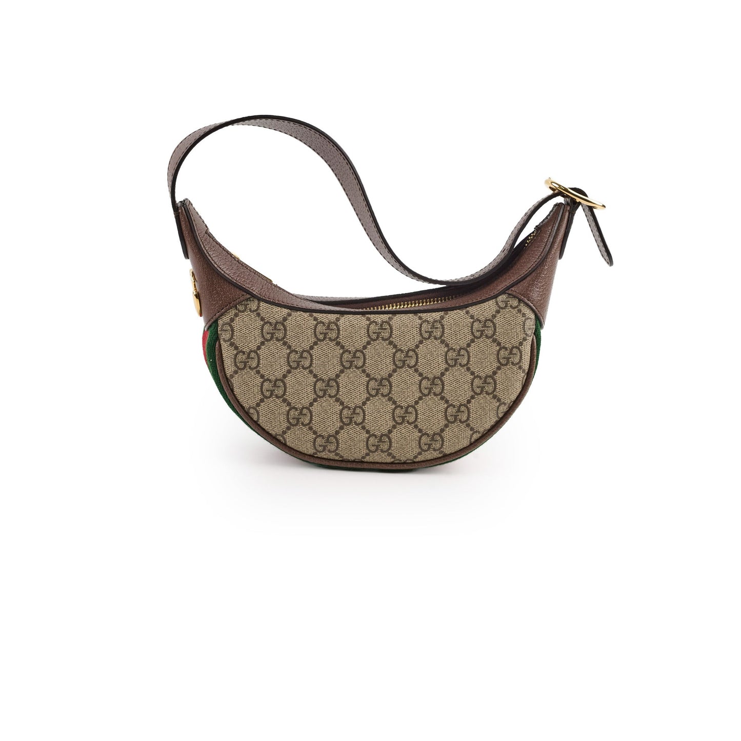 Gucci Mini Ophidia GG Supreme Half Moon Hobo