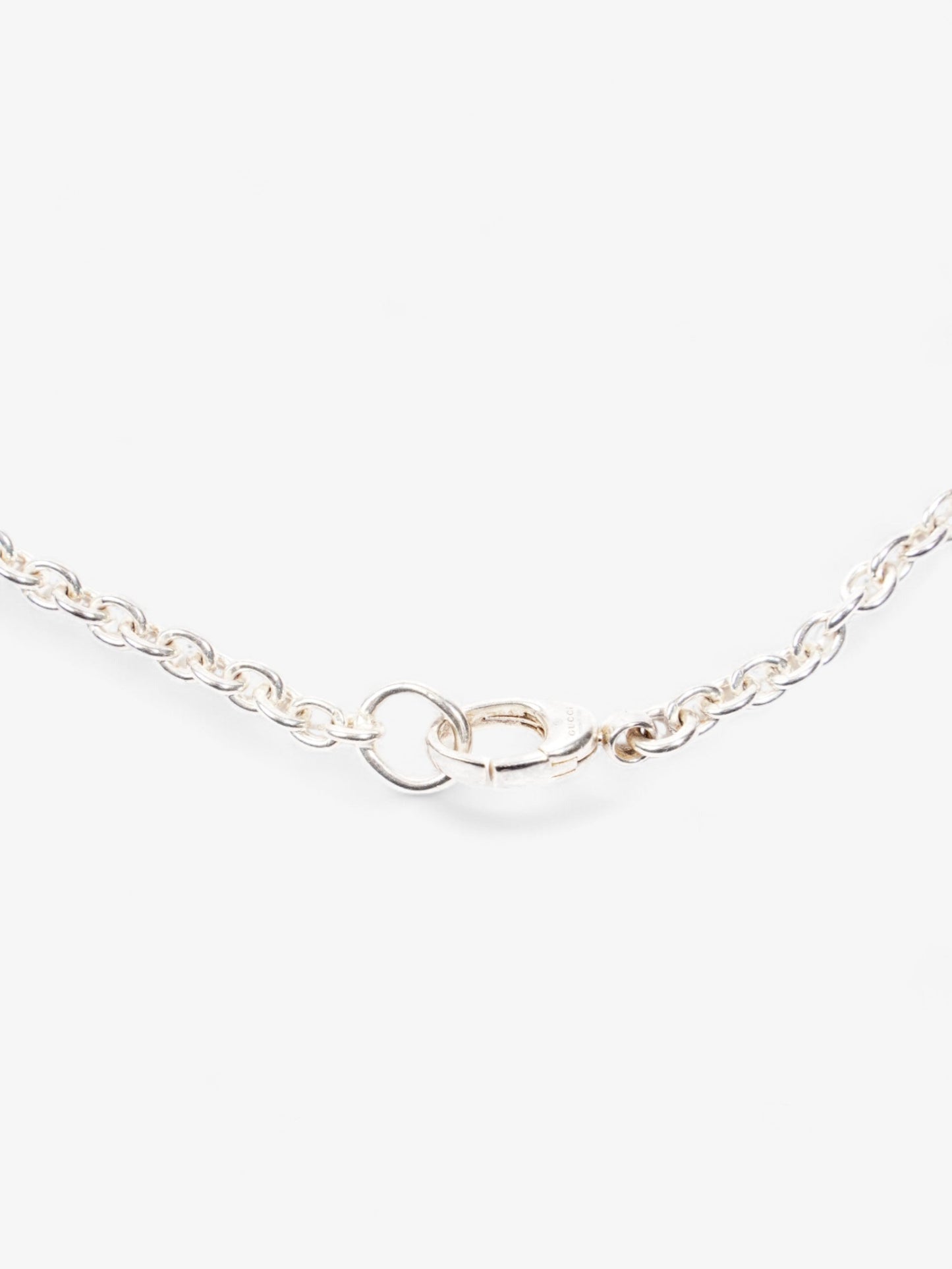 Gucci Interlocking G Necklace Silver Silver Sterling