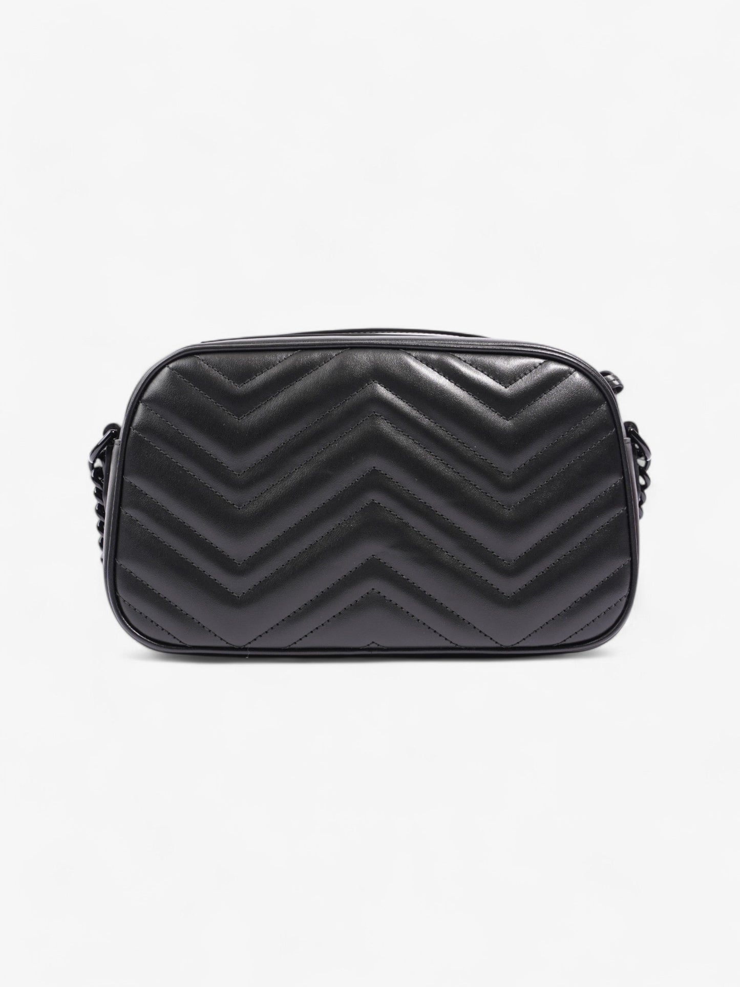 Gucci Marmont Black Matelasse Leather Small