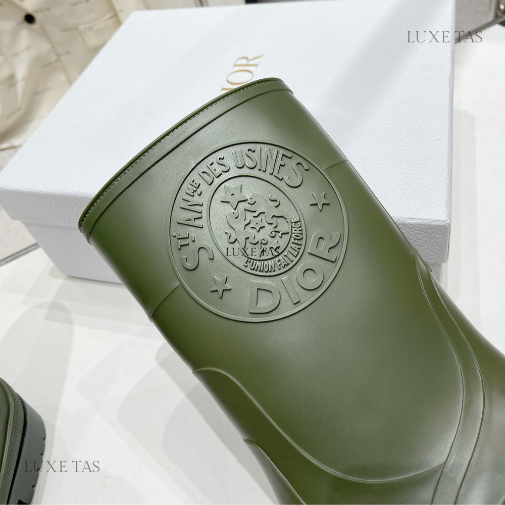 Khaki DRunion Rain Boot Designer Boots & Ankle Boots for Women