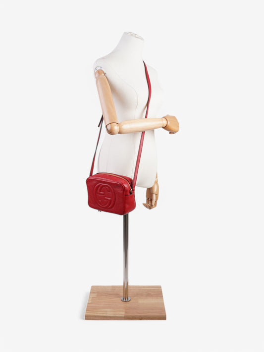 Gucci Soho Disco Bag Red Leather Small