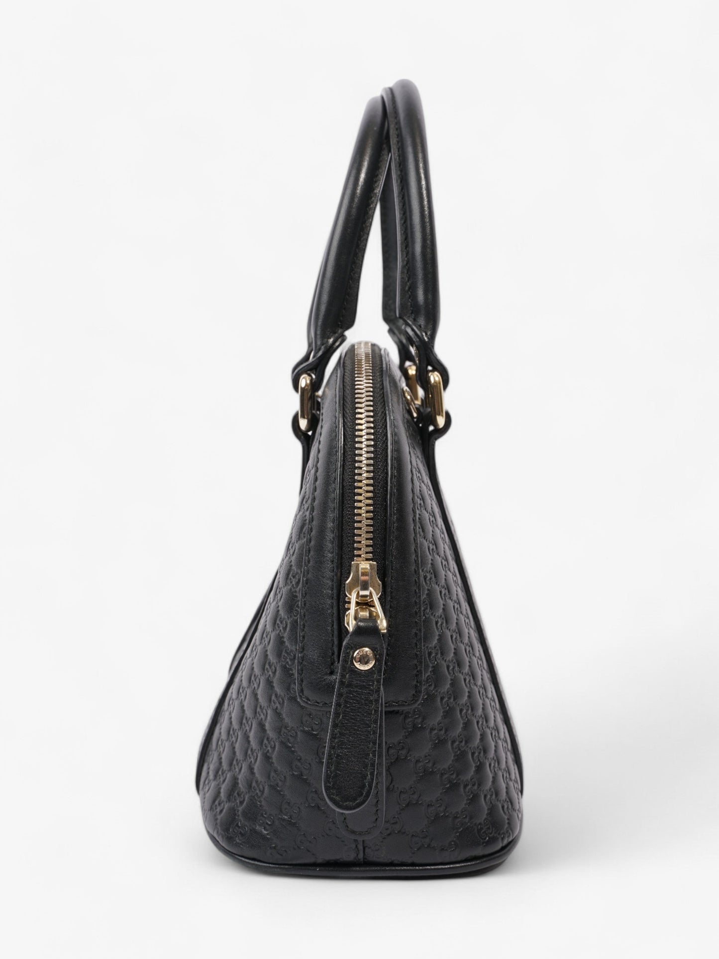 Gucci Guccisima Dome Black Leather Small