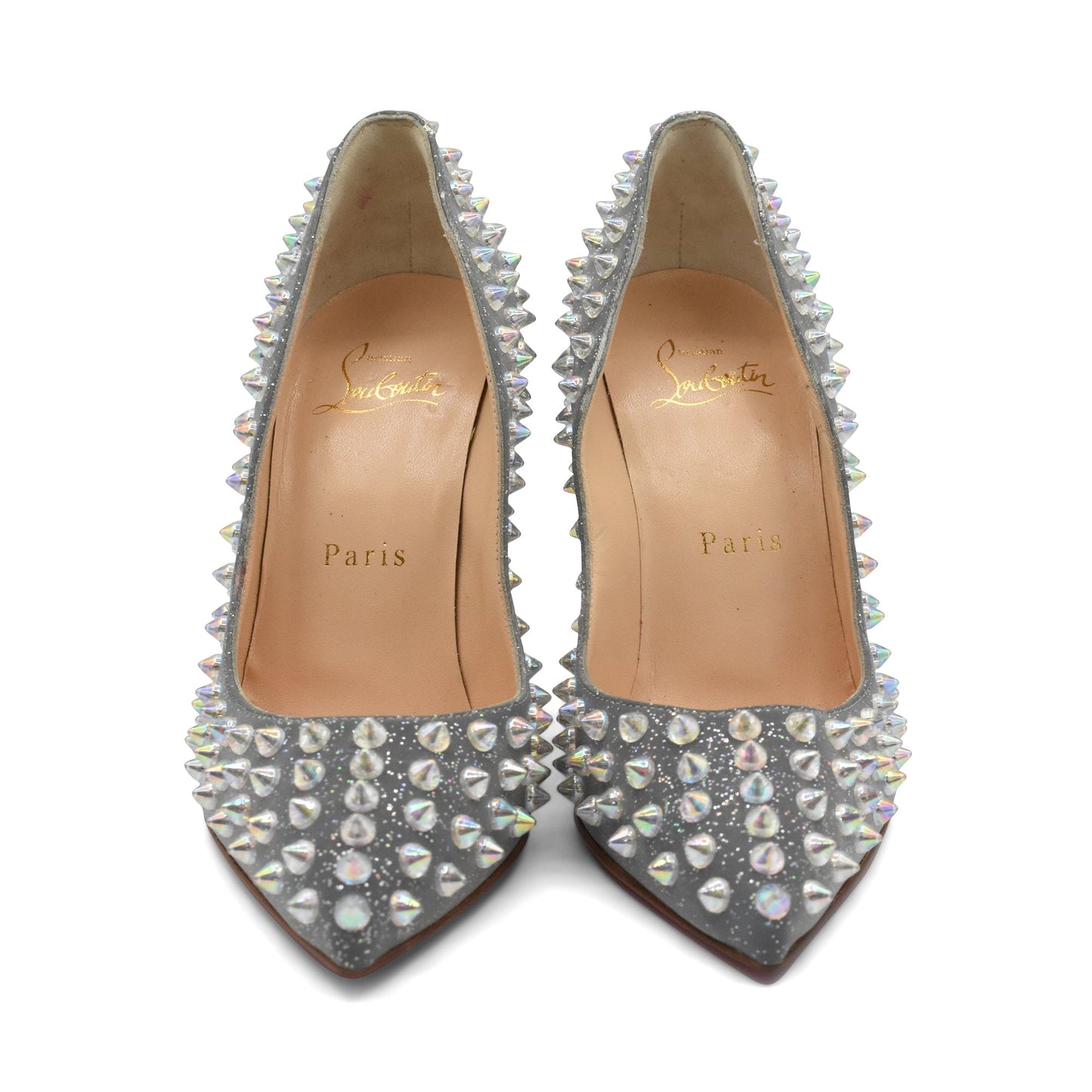 Christian Louboutin 'Follies Studs' Heels - Women's 35