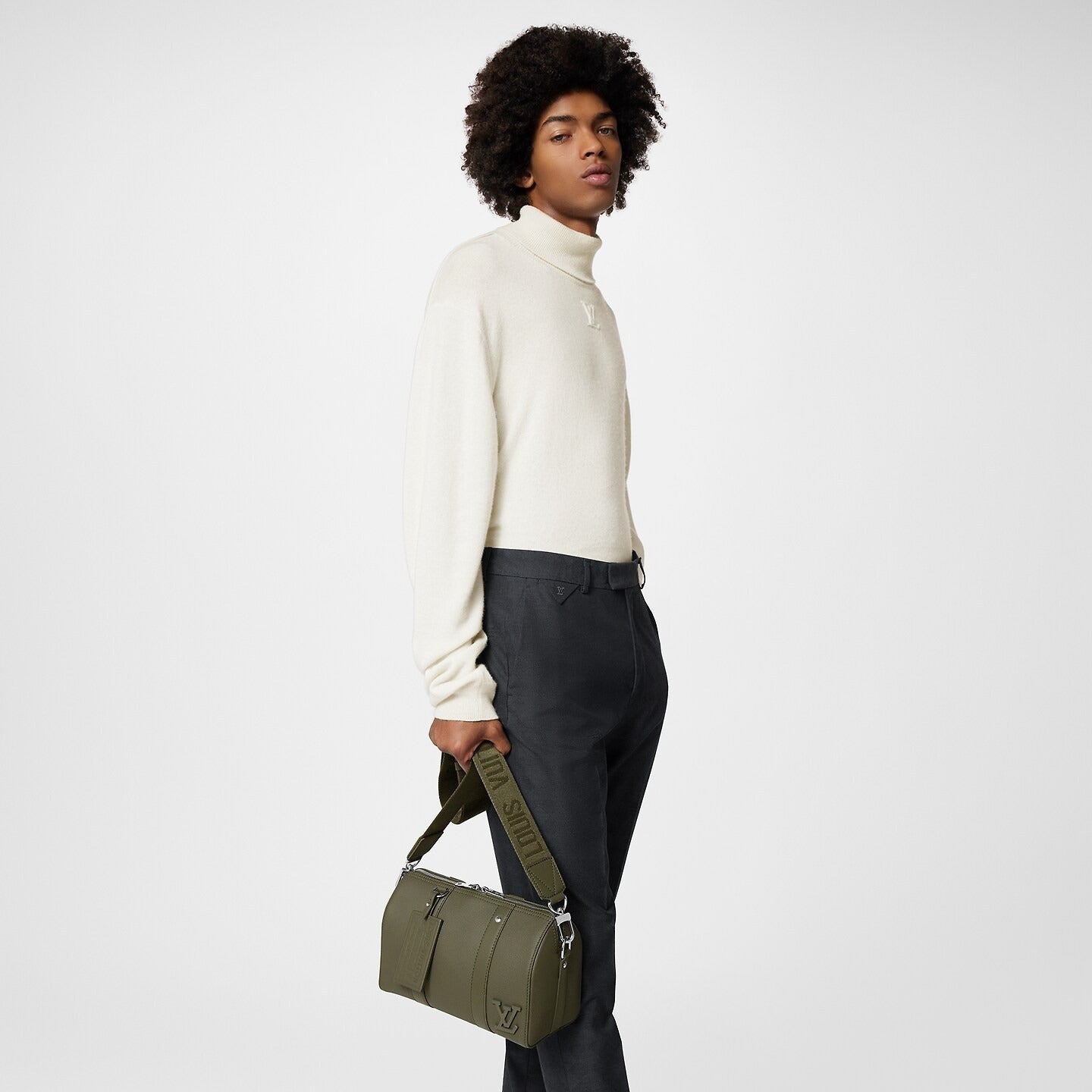 LOUIS VUITTON AEROGRAM CITY KEEPALL SHOULDER BAG-HS