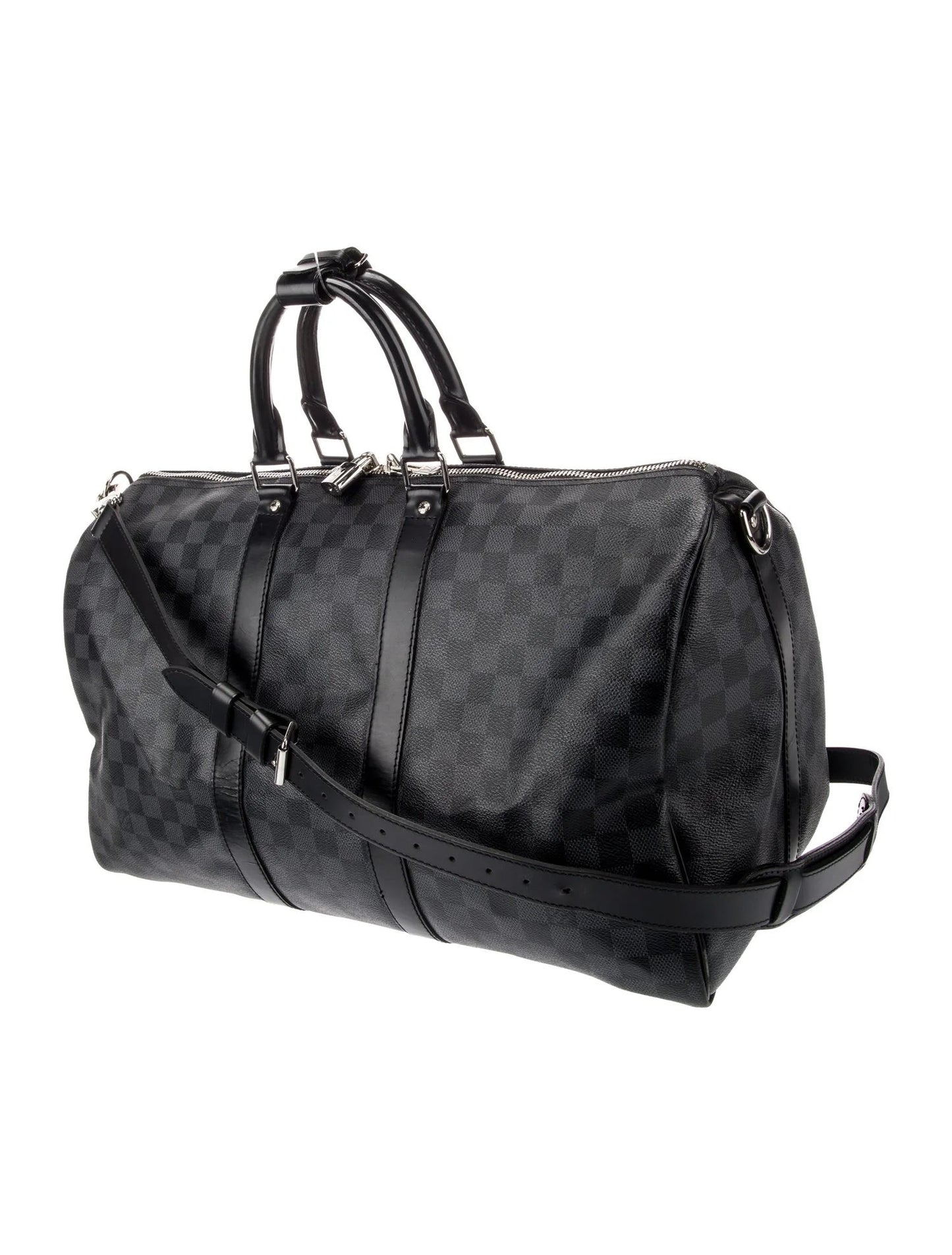 LOUIS VUITTON DAMIER GRAPHITE KEEPALL BANDOULIÈRE 45 BAG