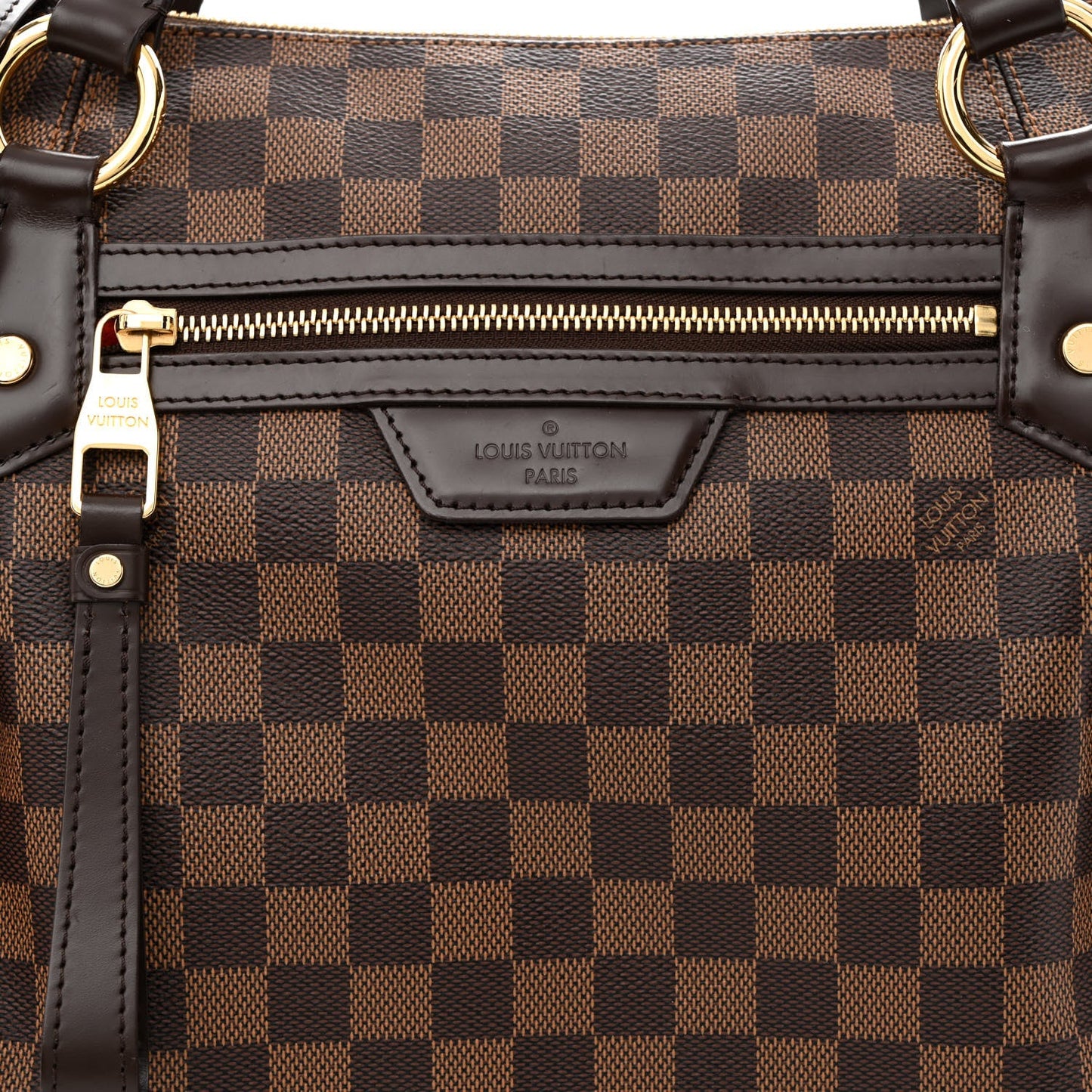 LOUIS VUITTON DAMIER EBENE EVORA GM SHOULDER BAG