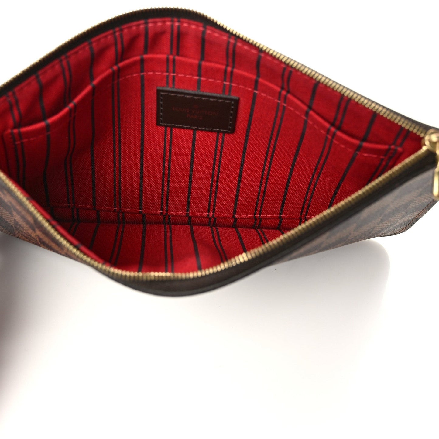 LOUIS VUITTON DAMIER EBENE NEVERFULL POCHETTE