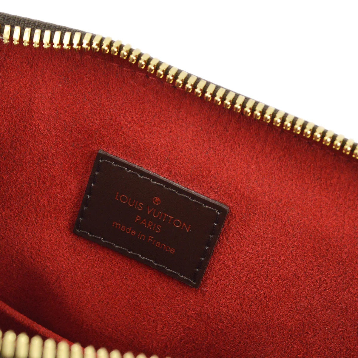 LOUIS VUITTON DAMIER EBENE TREVI PM SATCHEL BAG