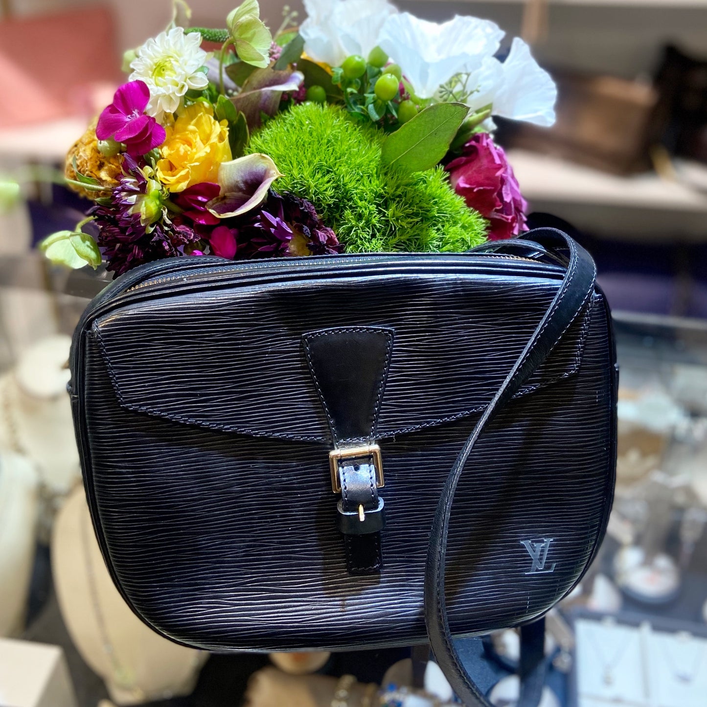 LOUIS VUITTON EPI LEATHER JEUNE FILLE CROSSBODY BAG