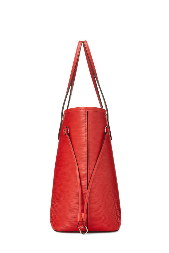 LOUIS VUITTON EPI LEATHER NEVERFULL MM TOTE BAG WITH POUCH