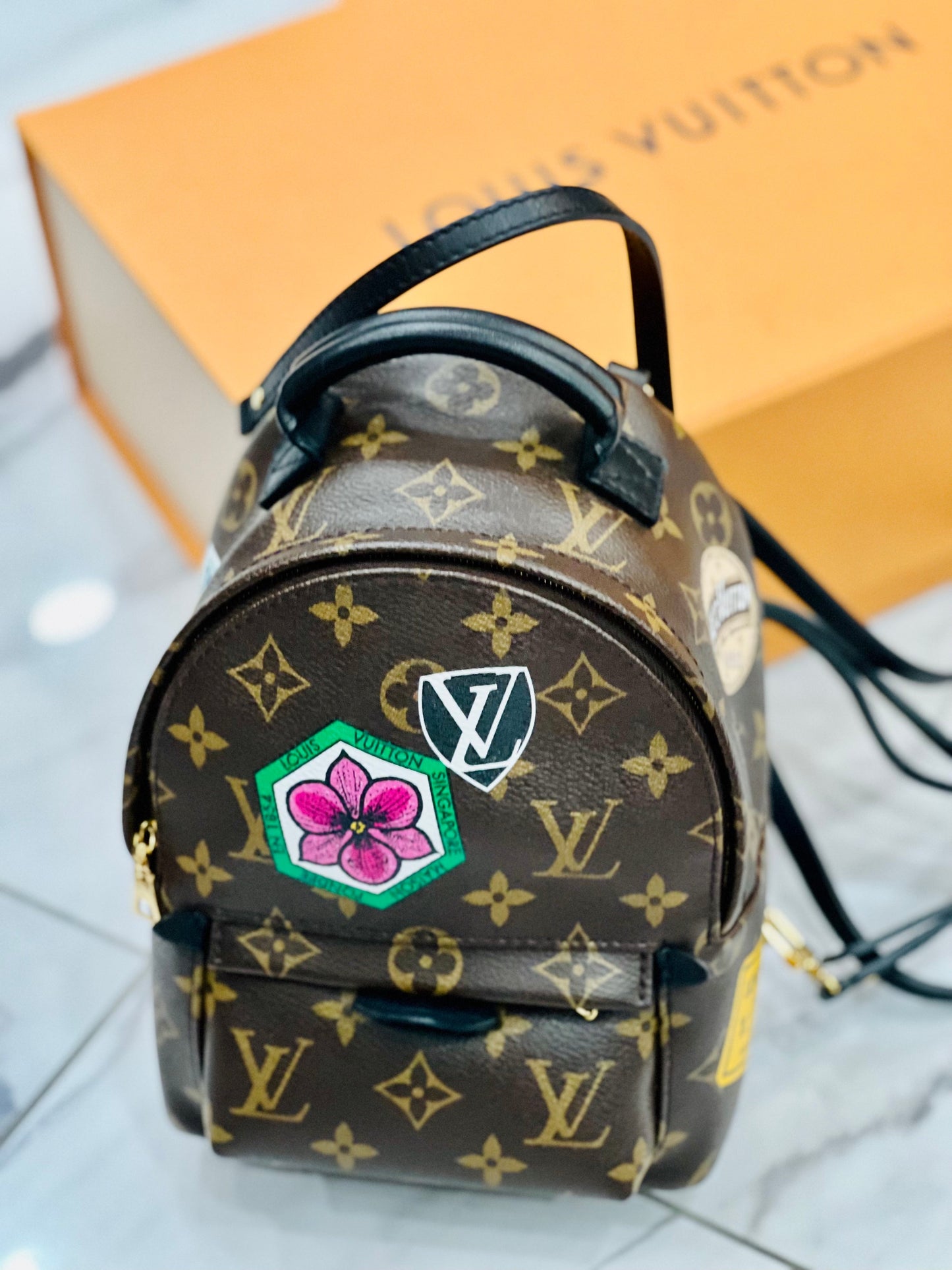LOUIS VUITTON MONOGRAM MY WORLD TOUR PALM SPRINGS BACKPACK MINI
