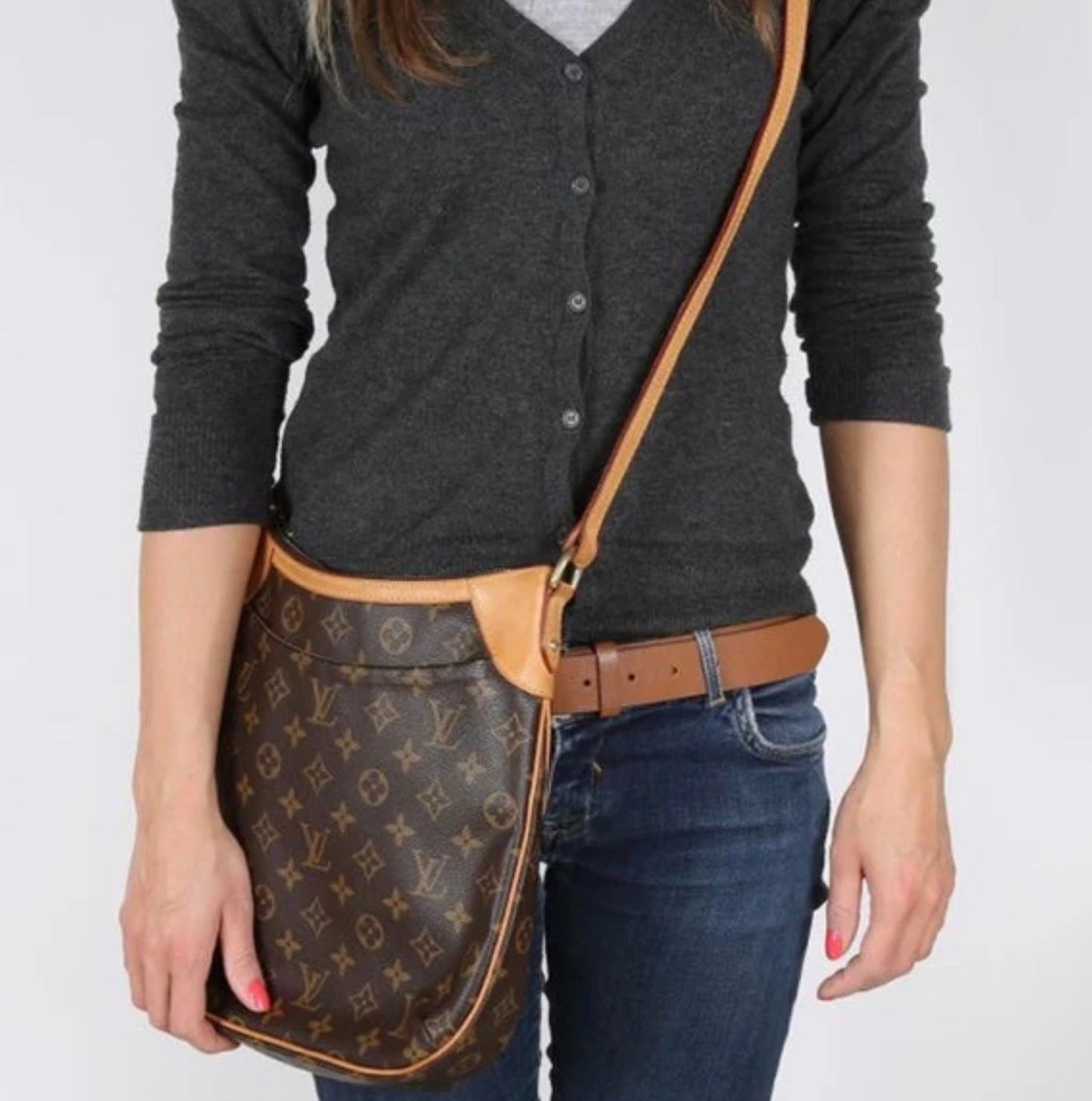 LOUIS VUITTON MONOGRAM ODEON PM CROSSBODY BAG