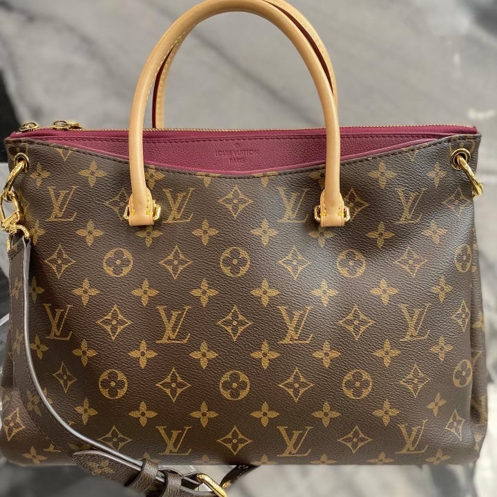 LOUIS VUITTON MONOGRAM PALLAS DAHLIA SHOULDER BAG