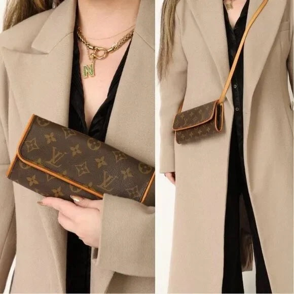 LOUIS VUITTON MONOGRAM TWIN POCHETTE PM CROSSBODY