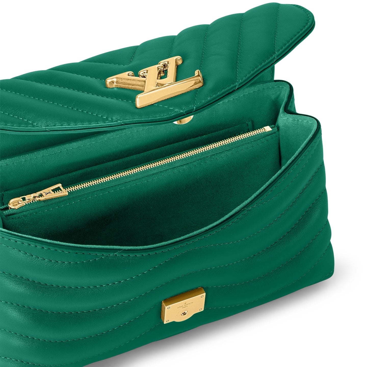 LOUIS VUITTON NEW WAVE CHAIN BAG MM IN EMERALD GREEN