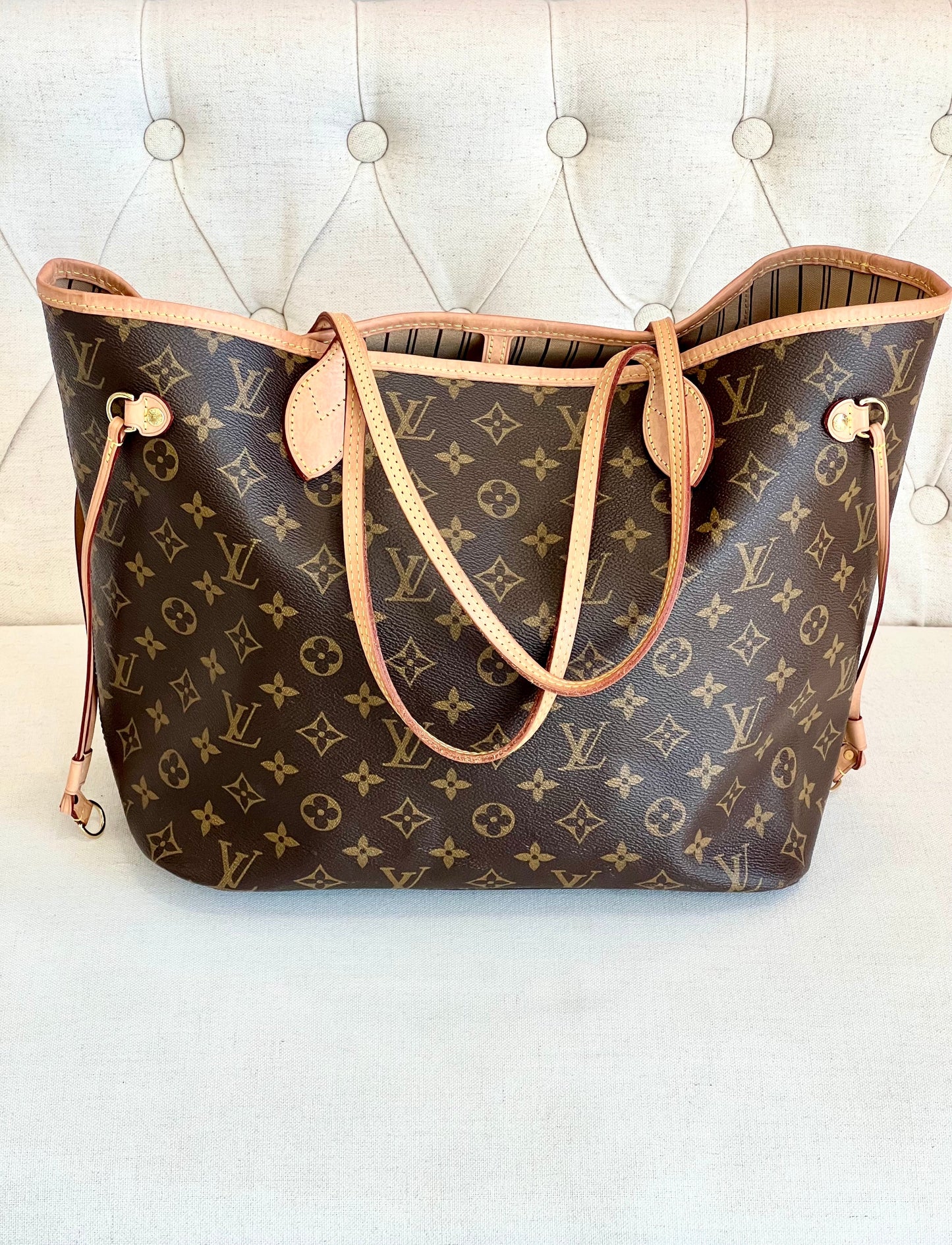 LOUIS VUITTON MONOGRAM NEVERFULL MM TOTE BAG