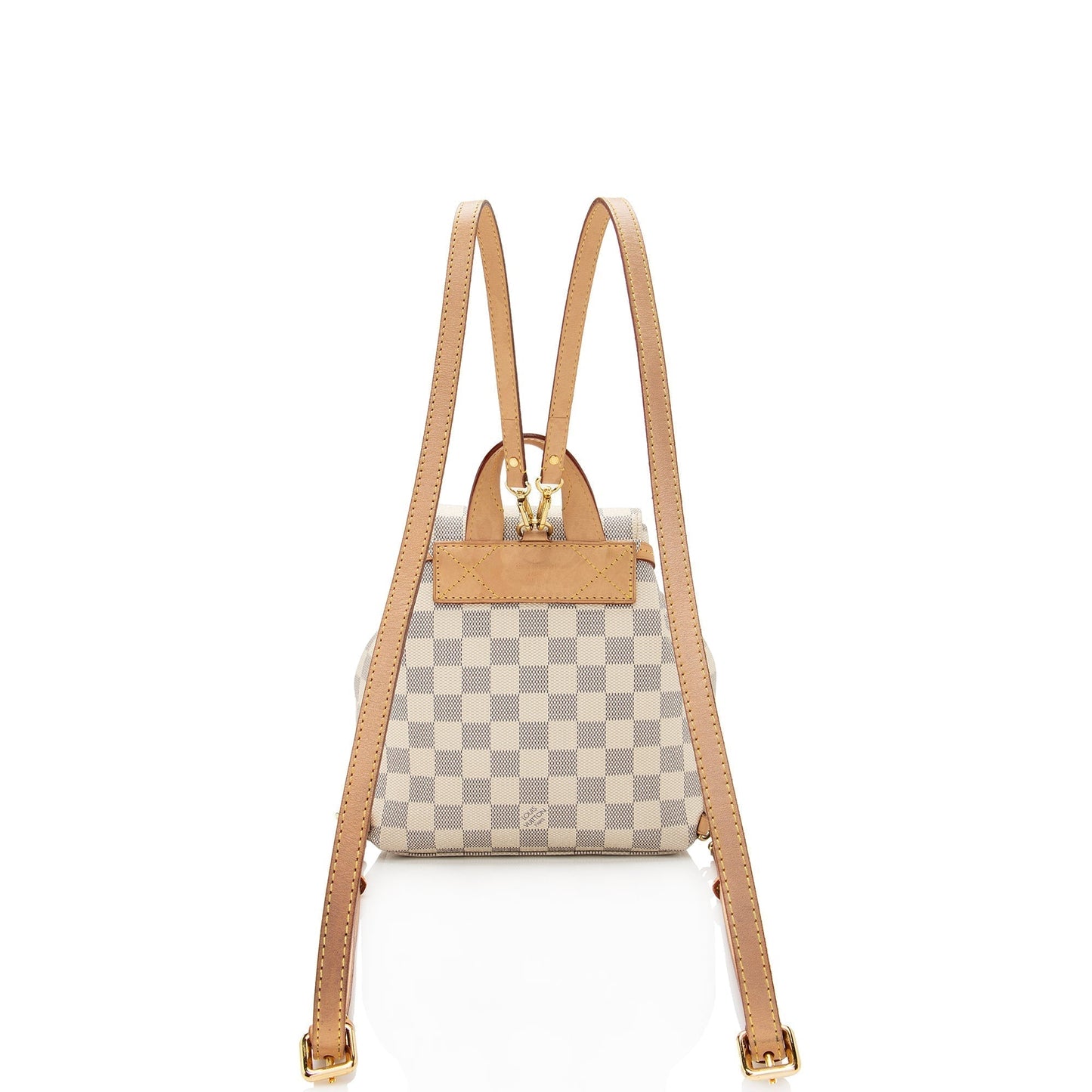 Louis Vuitton Damier Azur Sperone BB Backpack (SHF-22428)