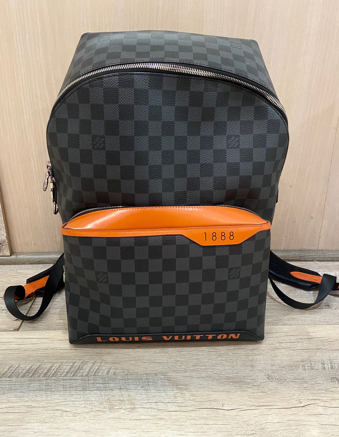 LOUIS VUITTON DAMIER COBALT RACE DISCOVERY BACKPACK PM
