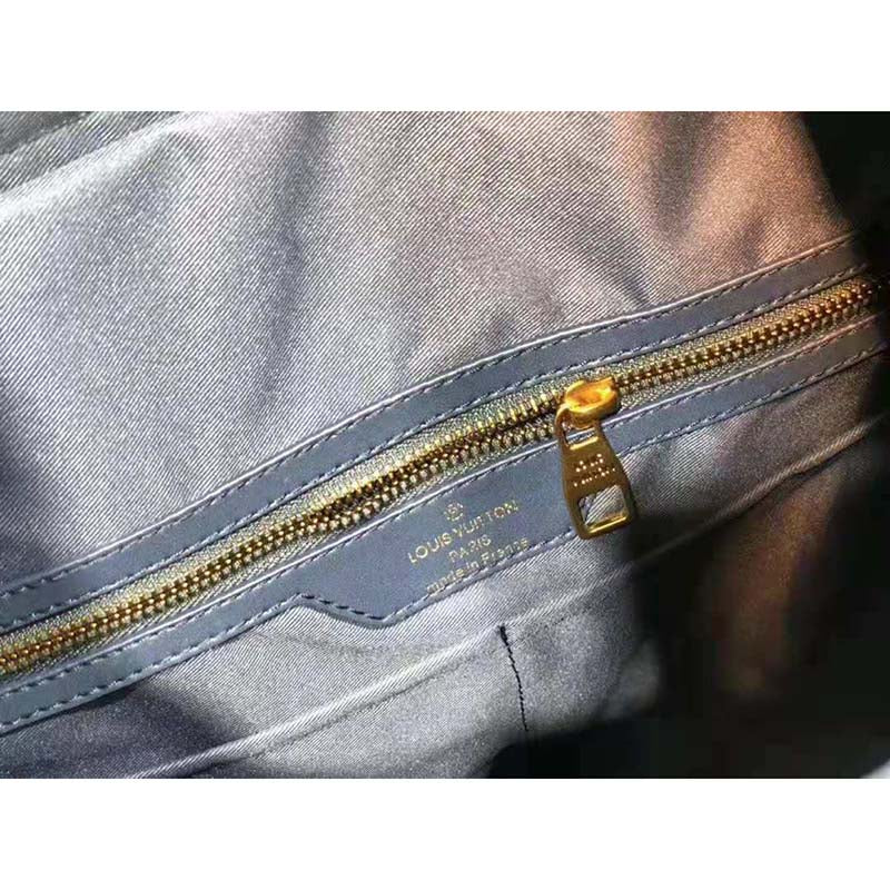 Louis Vuitton LV Men Chalk Backpack in Monogram Denim-Blue