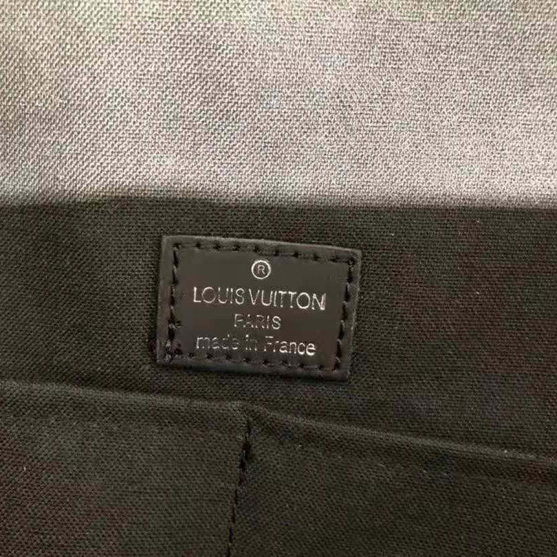 Louis Vuitton LV Men Josh Backpack in Damier Graphite Canvas-Grey